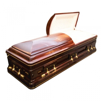 Полированный гроб 8