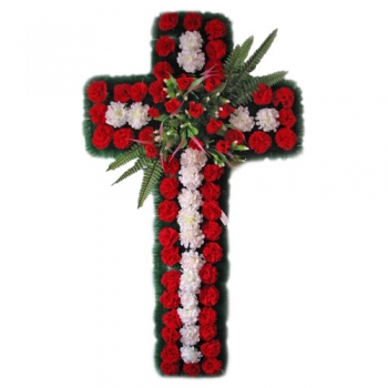 Венок из искусственных цветов 3